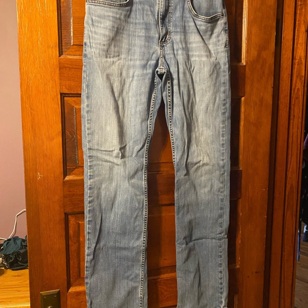 Carhartt Men's Light Blue Straight Jeans